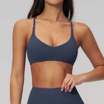 JUREN Women Sports Bra Top Push Up Fitness Underwear Summer Yoga Bra Sport Tops Women Breathable Running Vest Bralette Gym Bra