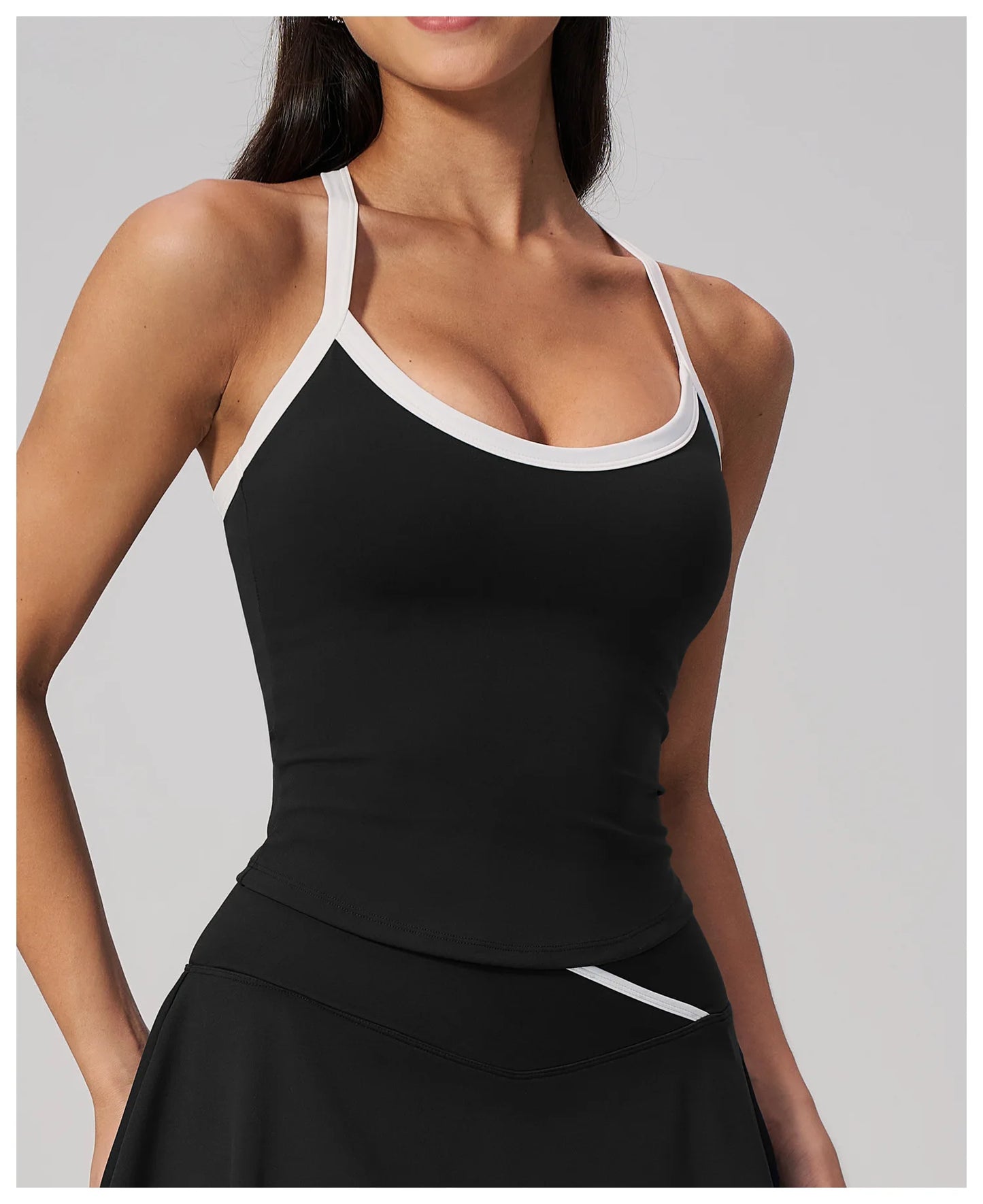 Summer Sports Bra Fitness Vest with Chest Pad Summer Shockproof Bra Nude Feeling Suit Pilates Training Yoga Top Yoga Clothing