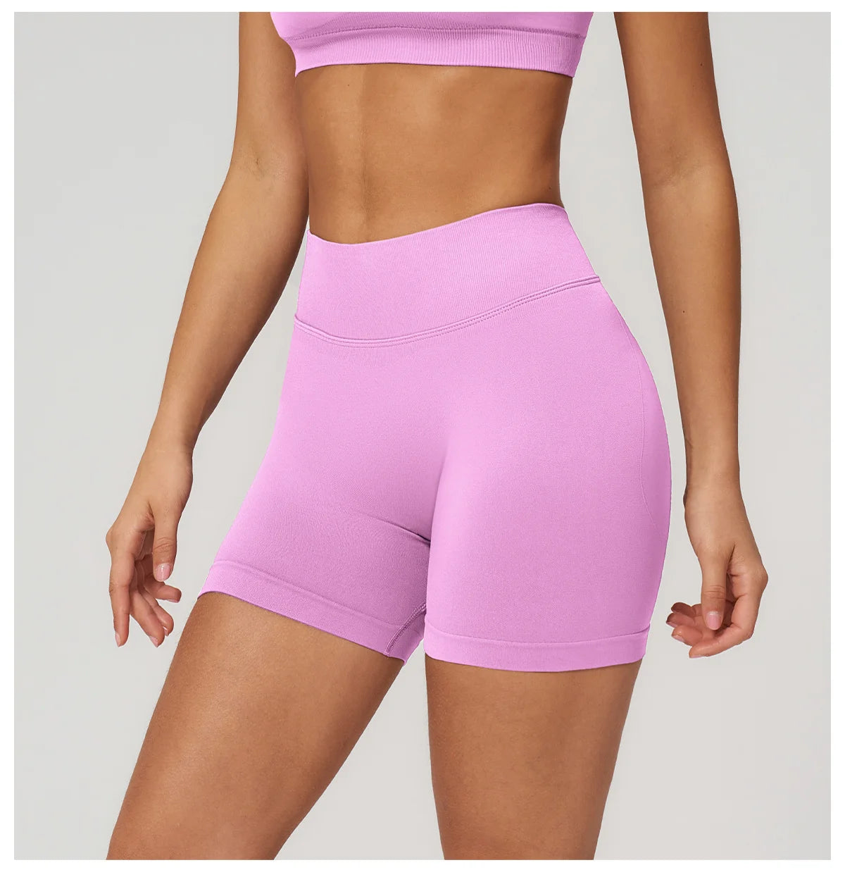 Seamless Yoga Shorts Women High Waist Workout Shorts Fitness Shorts Yoga Lift Butt Fitness Ladies Yoga Gym Running Short Pants