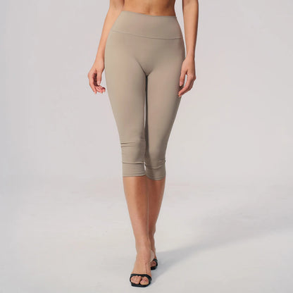 Women's High Waist Yoga Capri Pants Butt Lift Leggings Squat Proof Tummy Control Workout Sports Breathable Running Summer Tights