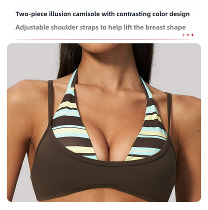 Women Sports Bra Top Push Up Fitness Yoga Bra Underwear sexy Sport Tops Women Breathable Running Vest Bralette Gym Wear Female