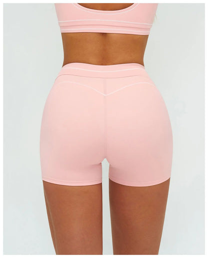 Yoga Shorts Women Fitness Shorts Running Cycling Shorts Breathable Sports Leggings High Waist Tights Workout Gym Summer Shorts