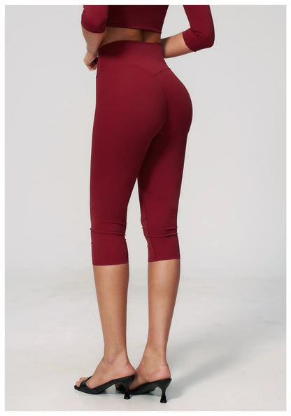 Yoga Capri Pants Women's Pants Sporty Leggings Woman Tracksuits Push Up Gym Fitness Legging Running Athletic High Waist Leggings