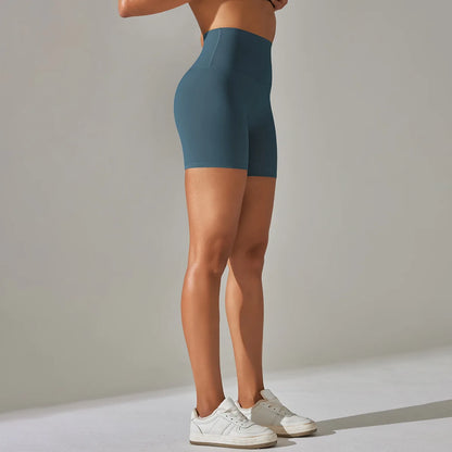Seamless Yoga Shorts Women Fitness Shorts Running Cycling Shorts Breathable Sports Leggings High Waist Summer Workout Gym Shorts