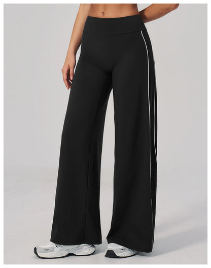 Yoga Pants, Women's Fitness Pants High Waist Straight Leg Wide Leg Pants Casual Pants Sports Outdoor Cycling Running Pants
