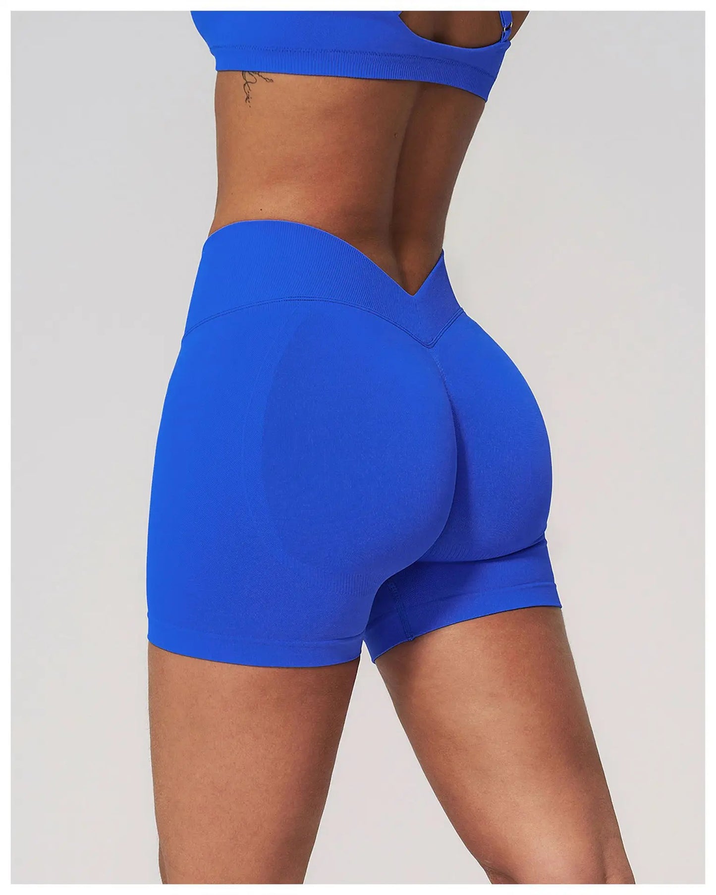 Seamless Yoga Shorts Women High Waist Workout Shorts Fitness Shorts Yoga Lift Butt Fitness Ladies Yoga Gym Running Short Pants