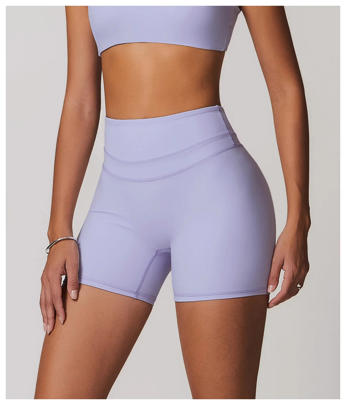 JUREN High Waist Sports Short Women Yoga Shorts Breathable Fitness Tight Women Yoga Legging Shorts Cycling Athletic Gym Shorts