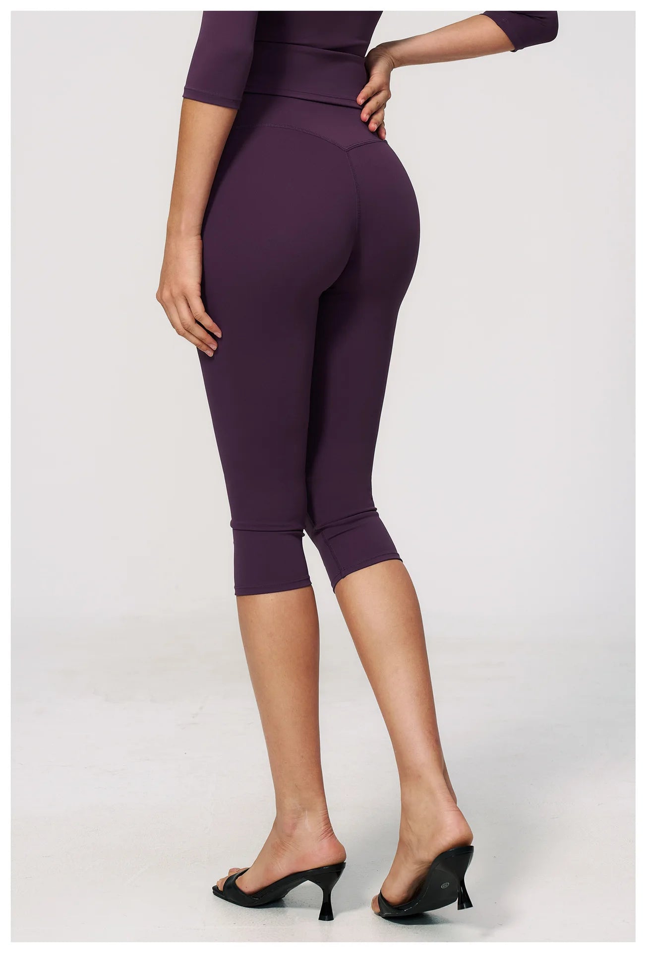Yoga Capri Pants Women's Pants Sporty Leggings Woman Tracksuits Push Up Gym Fitness Legging Running Athletic High Waist Leggings