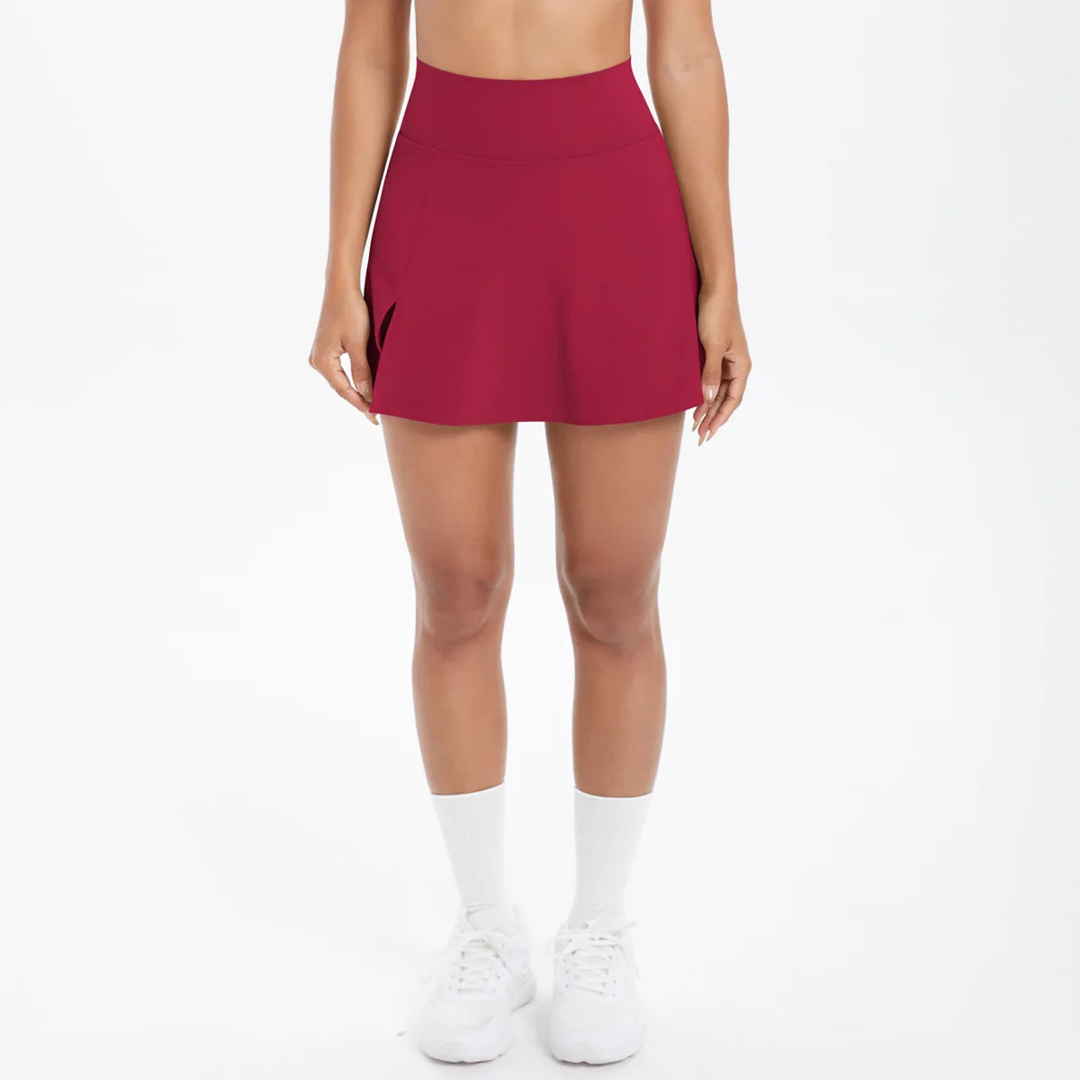 JUREN Sports Yoga Skirts Short Women Golf Tennis Skirts Gym Tennis Skirts Shorts Golf Wear for Women Yoga Running Workout Skirt