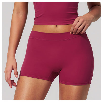 Summer Women Fitness Workout Shorts Yoga High Waist Lift Butt Fitness Shorts Gym Running Sportswear Women Push Up Gym Leggings