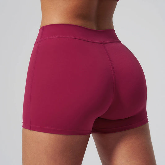 Summer Women Fitness Workout Shorts Yoga High Waist Lift Butt Fitness Shorts Gym Running Sportswear Women Push Up Gym Leggings