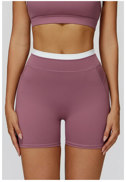 Summer Shorts Women Yoga Shorts High Waist Workout Shorts Fitness Yoga Lift Butt Fitness Yoga Gym Running Short Pants Sportswear