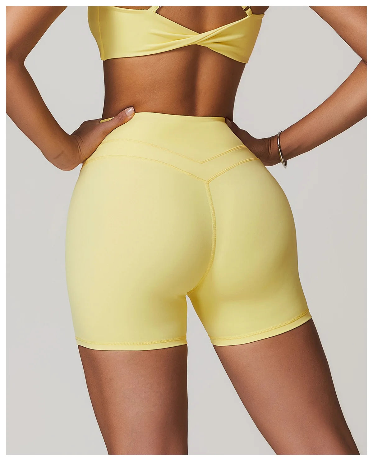 JUREN High Waist Sports Short Women Yoga Shorts Breathable Fitness Tight Women Yoga Legging Shorts Cycling Athletic Gym Shorts
