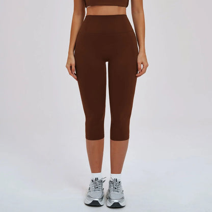 Yoga Capri Pants Women's Pants Sporty Leggings Woman Tracksuits Push Up Gym Fitness Legging Running Athletic High Waist Leggings