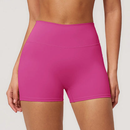 JUREN Yoga Shorts Women Fitness Shorts Running Cycling Shorts Breathable Sports Leggings High Waist Summer Workout Gym Shorts