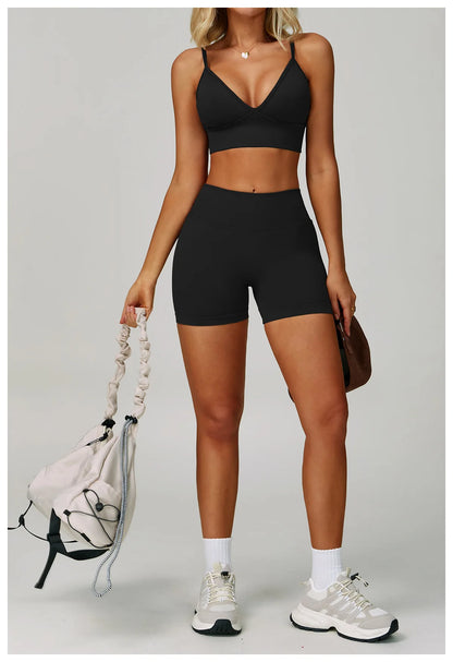 Running Sports Shorts Women Buttock Lift Gym Legging Women Scrunch Cycling Slim Fit Workout Shorts High Waist Summer Yoga Shorts