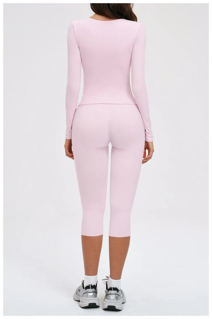 Yoga Capri Pants Women's Pants Sporty Leggings Woman Tracksuits Push Up Gym Fitness Legging Running Athletic High Waist Leggings