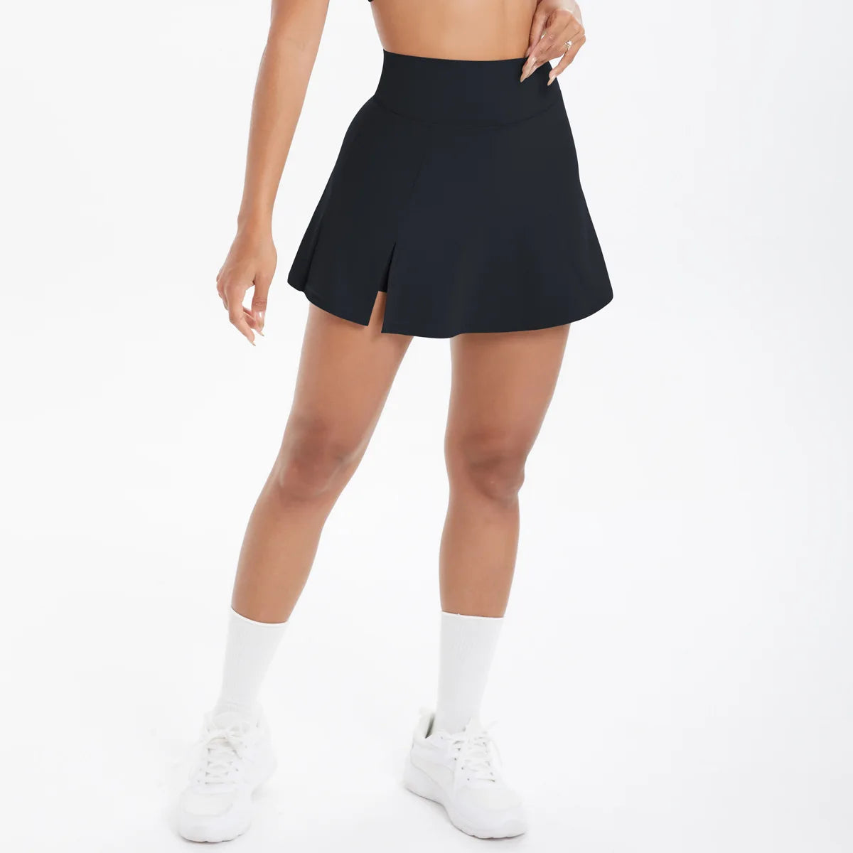 JUREN Sports Yoga Skirts Short Women Golf Tennis Skirts Gym Tennis Skirts Shorts Golf Wear for Women Yoga Running Workout Skirt