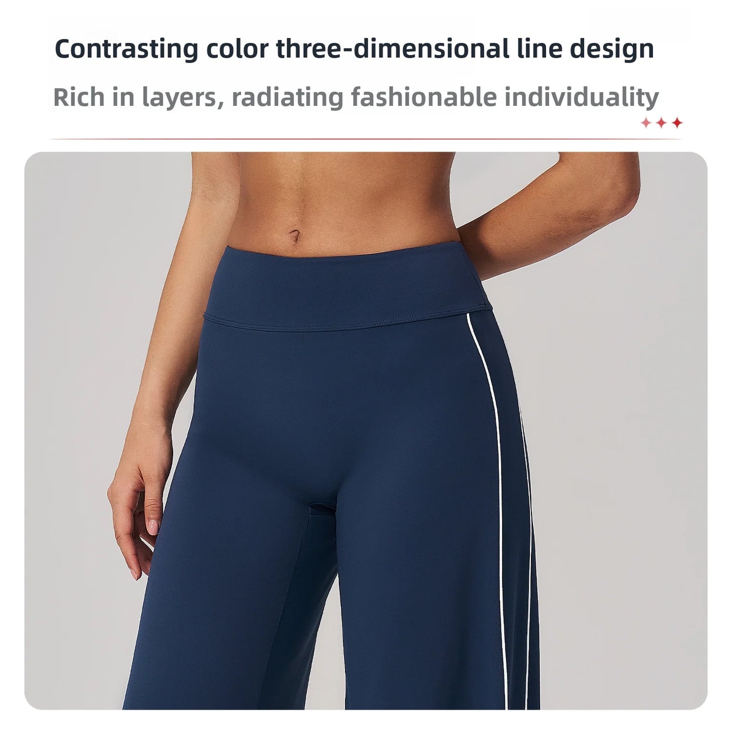 Yoga Pants, Women's Fitness Pants High Waist Straight Leg Wide Leg Pants Casual Pants Sports Outdoor Cycling Running Pants