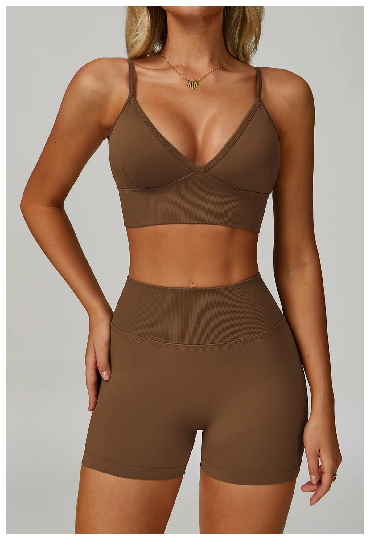 Seamless Yoga Shorts Women High Waist Workout Shorts Fitness Shorts Yoga Lift Butt Fitness Ladies Yoga Gym Running Short Pants