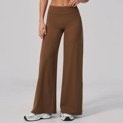 Yoga Pants, Women's Fitness Pants High Waist Straight Leg Wide Leg Pants Casual Pants Sports Outdoor Cycling Running Pants