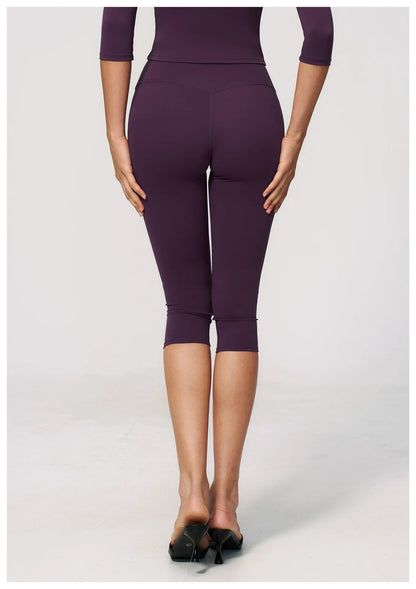 Yoga Capri Pants Women's Pants Sporty Leggings Woman Tracksuits Push Up Gym Fitness Legging Running Athletic High Waist Leggings