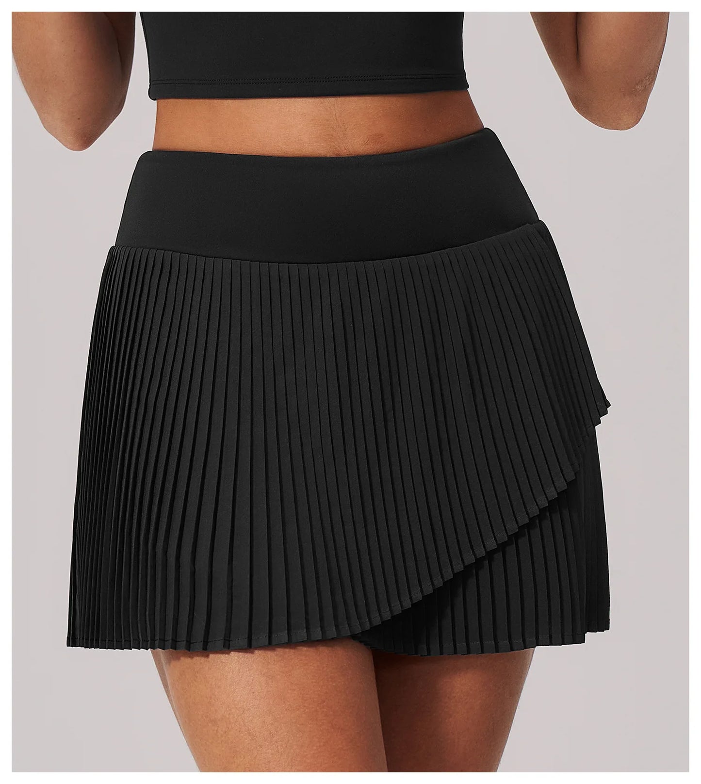Yoga Pleated Skirt Sports Skirt for Women Quick-drying Badminton Tennis Trousers Skirt Fitness Half-body Pleated Skirt Shorts