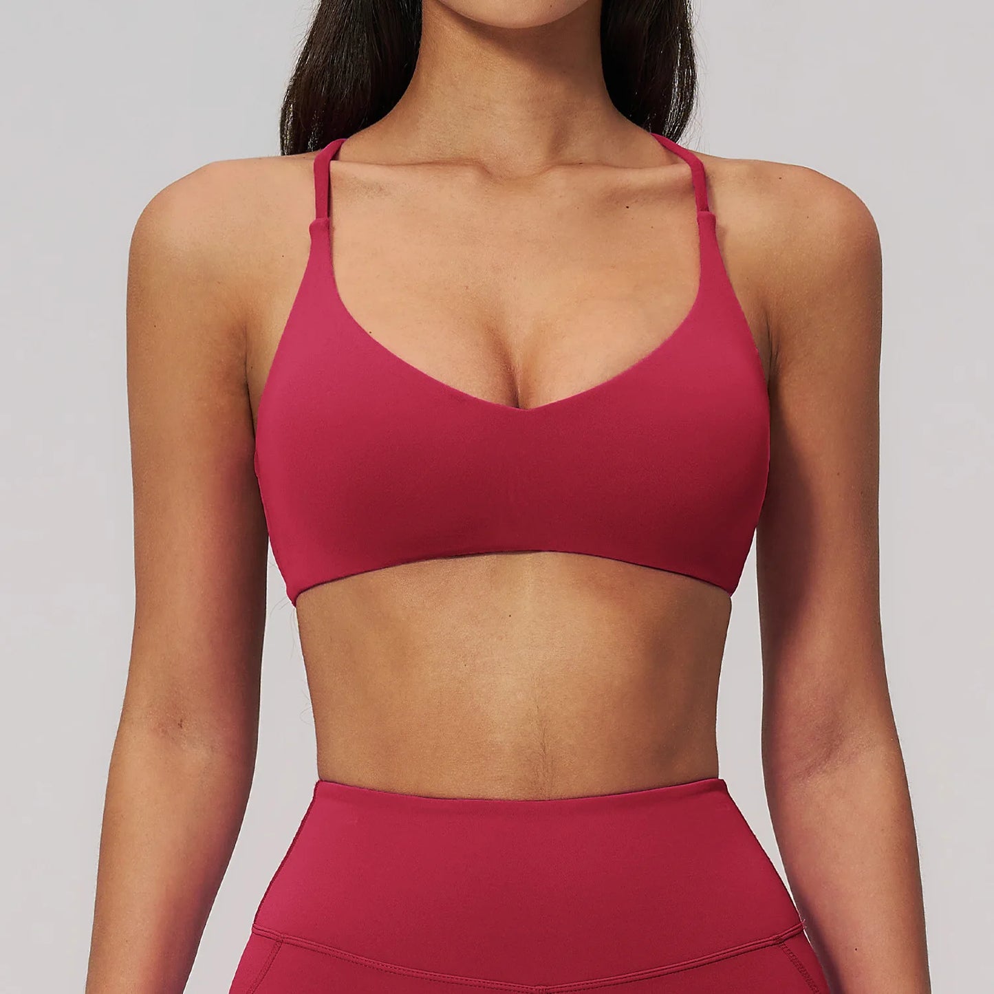 JUREN Women Sports Bra Top Push Up Fitness Underwear Summer Yoga Bra Sport Tops Women Breathable Running Vest Bralette Gym Bra