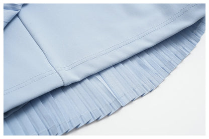 Yoga Pleated Skirt Sports Skirt for Women Quick-drying Badminton Tennis Trousers Skirt Fitness Half-body Pleated Skirt Shorts