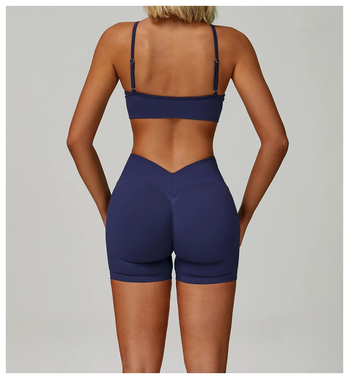 Seamless Yoga Shorts Women High Waist Workout Shorts Fitness Shorts Yoga Lift Butt Fitness Ladies Yoga Gym Running Short Pants