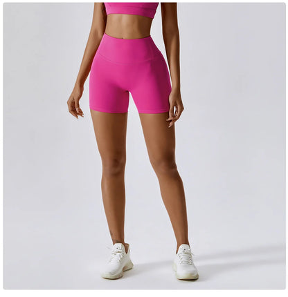 Sports Short Women Yoga Legging Shorts Squat Proof High Waist Running Fitness Shorts Quick Drying Cycling Workout Gym Shorts