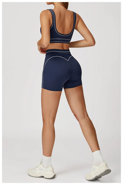 Yoga Shorts Women Fitness Shorts Running Cycling Shorts Breathable Sports Leggings High Waist Tights Workout Gym Summer Shorts