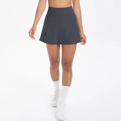 JUREN Sports Yoga Skirts Short Women Golf Tennis Skirts Gym Tennis Skirts Shorts Golf Wear for Women Yoga Running Workout Skirt
