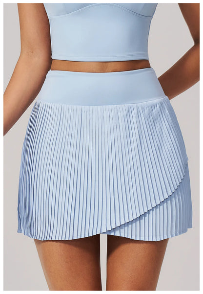 Yoga Pleated Skirt Sports Skirt for Women Quick-drying Badminton Tennis Trousers Skirt Fitness Half-body Pleated Skirt Shorts