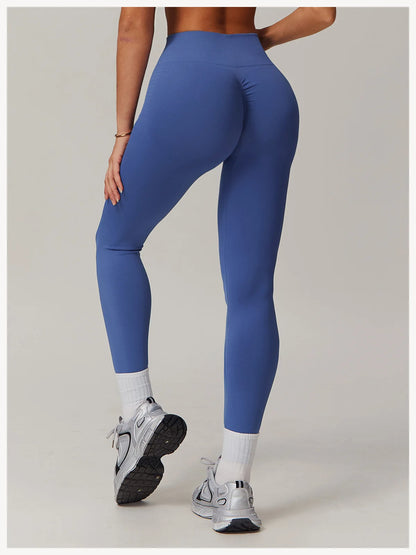 High Waist Seamless Leggings Women Fitness Running Yoga Pants Ribbed Leggings Energy Gym Tights Leggings Casual Workout Leggings