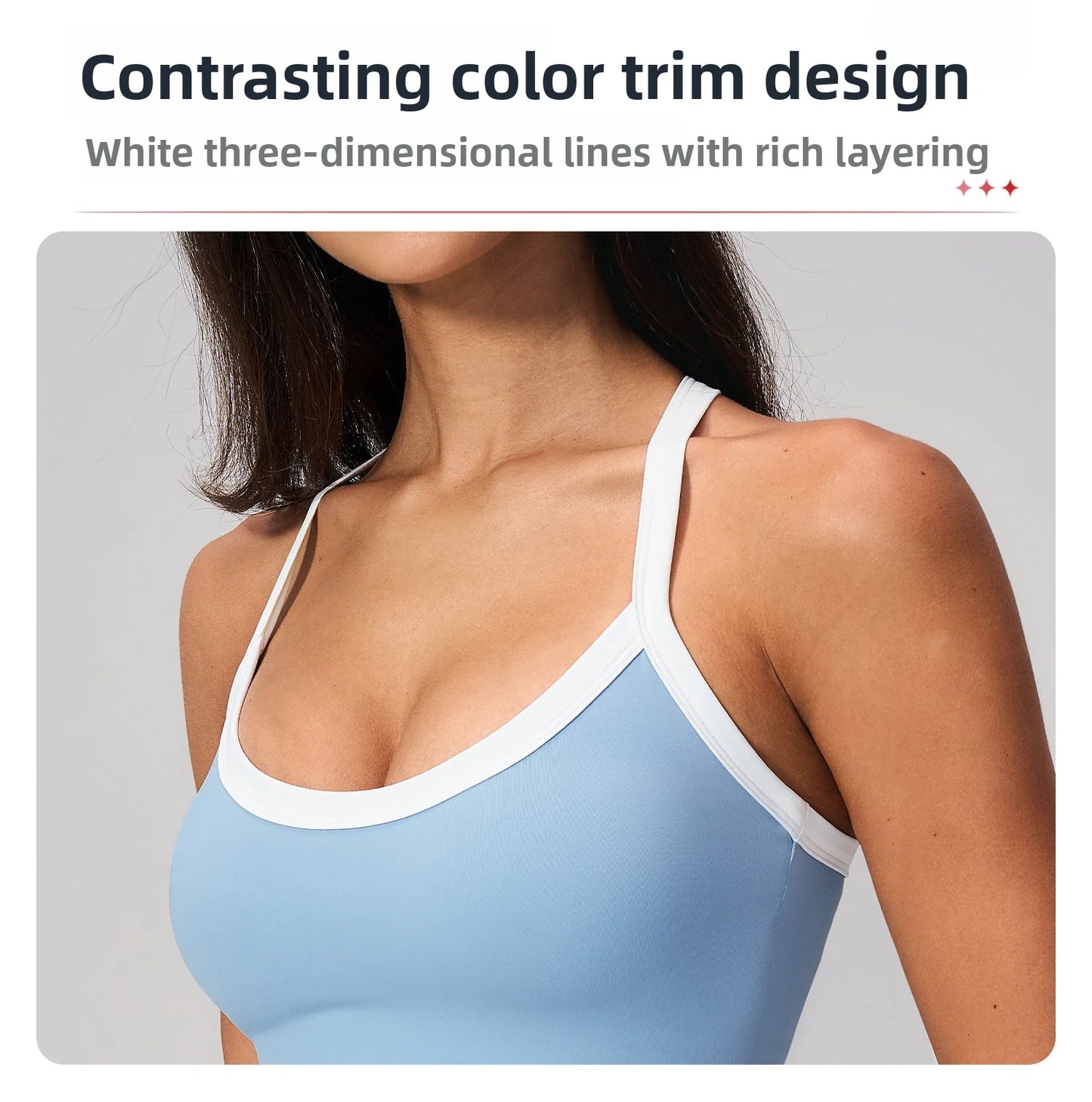 Summer Sports Bra Fitness Vest with Chest Pad Summer Shockproof Bra Nude Feeling Suit Pilates Training Yoga Top Yoga Clothing