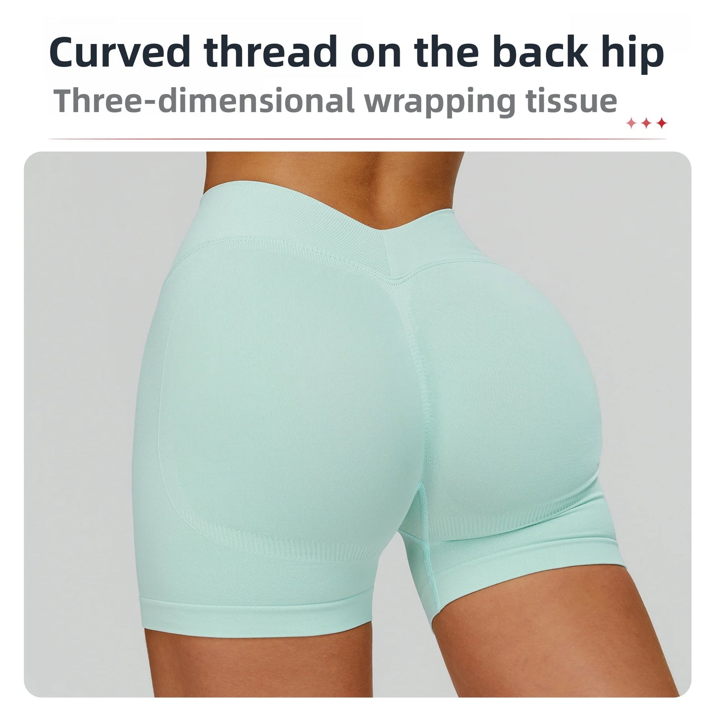 Seamless Yoga Shorts Women High Waist Workout Shorts Fitness Shorts Yoga Lift Butt Fitness Ladies Yoga Gym Running Short Pants