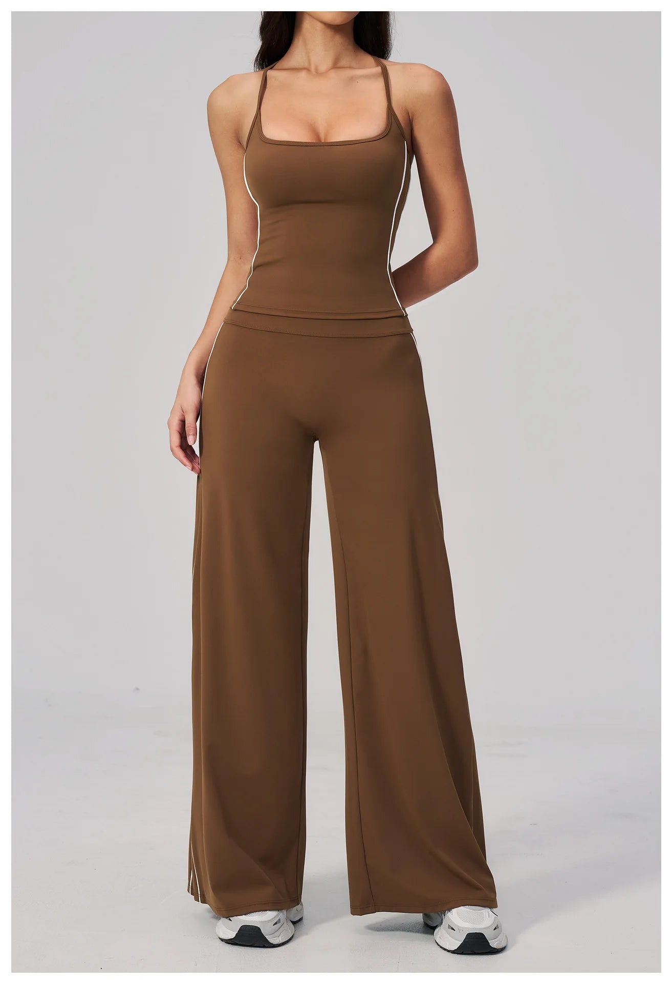 Yoga Pants, Women's Fitness Pants High Waist Straight Leg Wide Leg Pants Casual Pants Sports Outdoor Cycling Running Pants