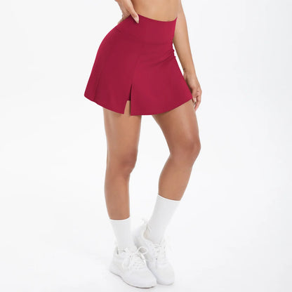 JUREN Sports Yoga Skirts Short Women Golf Tennis Skirts Gym Tennis Skirts Shorts Golf Wear for Women Yoga Running Workout Skirt