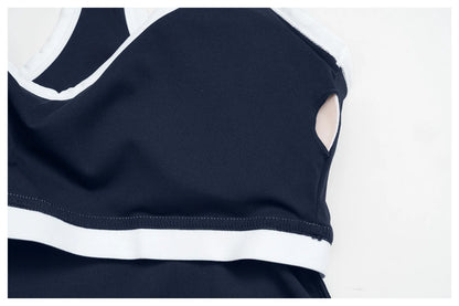Summer Sports Bra Fitness Vest with Chest Pad Summer Shockproof Bra Nude Feeling Suit Pilates Training Yoga Top Yoga Clothing
