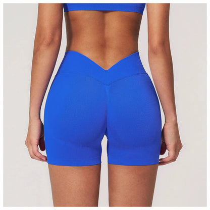 Seamless Yoga Shorts Women High Waist Workout Shorts Fitness Shorts Yoga Lift Butt Fitness Ladies Yoga Gym Running Short Pants