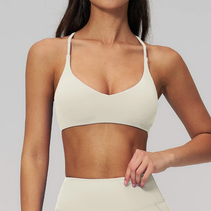JUREN Women Sports Bra Top Push Up Fitness Underwear Summer Yoga Bra Sport Tops Women Breathable Running Vest Bralette Gym Bra