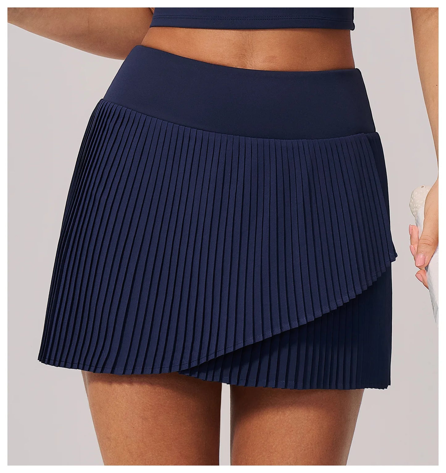 Yoga Pleated Skirt Sports Skirt for Women Quick-drying Badminton Tennis Trousers Skirt Fitness Half-body Pleated Skirt Shorts