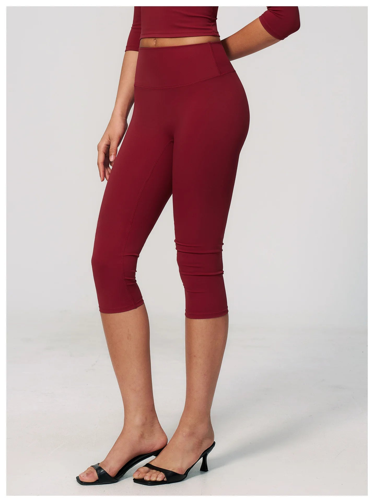 Yoga Capri Pants Women's Pants Sporty Leggings Woman Tracksuits Push Up Gym Fitness Legging Running Athletic High Waist Leggings