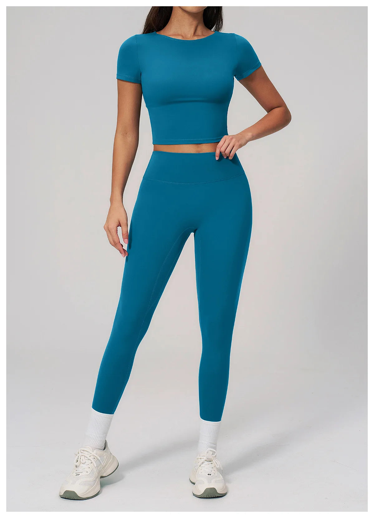 Summer Yoga Leggings Women Fitness Leggings Running Cycling Pants Breathable Sports Leggings High Waist Workout Gym Clothing