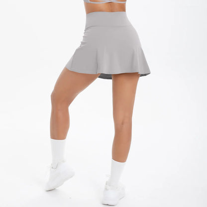 JUREN Sports Yoga Skirts Short Women Golf Tennis Skirts Gym Tennis Skirts Shorts Golf Wear for Women Yoga Running Workout Skirt