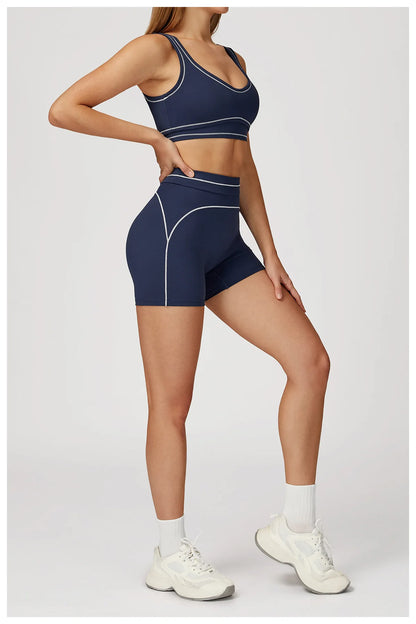 Yoga Shorts Women Fitness Shorts Running Cycling Shorts Breathable Sports Leggings High Waist Tights Workout Gym Summer Shorts