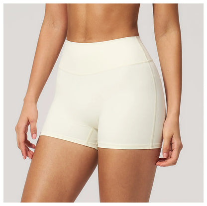 JUREN Yoga Shorts Women Fitness Shorts Running Cycling Shorts Breathable Sports Leggings High Waist Summer Workout Gym Shorts