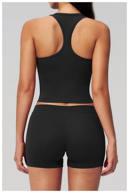 Summer Women Fitness Workout Shorts Yoga High Waist Lift Butt Fitness Shorts Gym Running Sportswear Women Push Up Gym Leggings