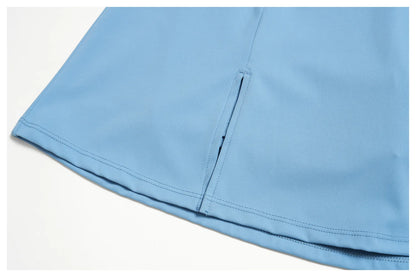 Outdoor Sports Yoga Skirt Women Badminton Tennis Skirt High Waist Breathable Sweat Skirt Active Athletic Yoga Fitness Skirt